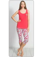 Dámske pyžamo kapri Jahoda