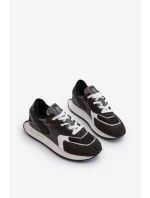 Buty Sportowe Sneakersy Męskie Memory Foam System Big Star NN174347 Czarne