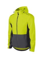 Dúhová bunda muži neónovo žltá