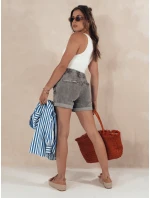 Dámske šortky RELAX VIBES sivé FashionStreet SY0382