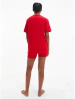 Dámske pyžamo - QS6764E - XMK - Červená - Calvin Klein