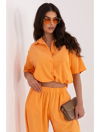 Košeľa s krátkym rukávom model 226022 Taliansko Moda