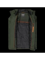 CMP pánska zimná športová bunda s kapucňou zateplená zelená (34K0167/F905)