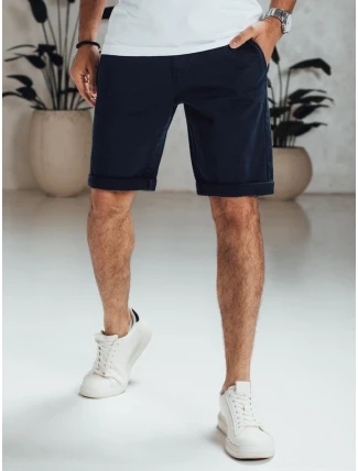 Pánske tmavomodré džínsové šortky FashionStreet SX2546