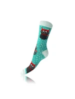 Darčeková krabica zábavných bláznivých ponožiek 4 páry CRAZY SOCKS BOX - BELLINDA - červená