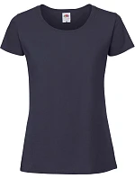 Fruit of the Loom Lady-Fit Iconic 195 T Dámske tričko z hustej bavlny 16.1424 tmavomodrá Fruit of the Loom Lady-Fit Iconic 195 T Dámske tričko z hustej bavlny 16.1424 tmavomodrá