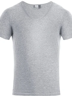Promodoro 3082 Pánske tričko „Slim Fit“ s výstrihom do V 40.3082 športovo šedé