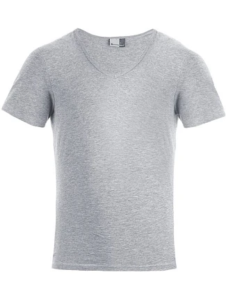 Promodoro 3082 Pánske tričko „Slim Fit“ s výstrihom do V 40.3082 športovo šedé Promodoro 3082 Pánske tričko „Slim Fit“ s výstrihom do V 40.3082 športovo šedé