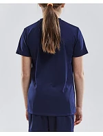 Craft Teamwear Squad Go Jersey Solid Jr Detské športové tričko s výstrihom do V 82.5582 mff blue Craft Teamwear Squad Go Jersey Solid Jr Detské športové tričko s výstrihom do V 82.5582 mff blue