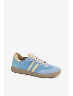 Zazoo N1068 Dámske semišové nízke tenisky Blue