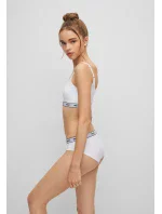 Dámska športová podprsenka BOSS s prúžkami 50469659-100 - HUGO