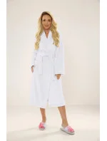 Dámsky župan 709 Manuela Frotte biely - De Lafense