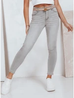 Dámske push up džínsy šedé FashionStreet UY2804