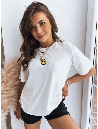 Dámske tričko s aplikáciou MIA ROSE ecru FashionStreet RY2254