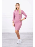 Klasické tmavo ružové šaty