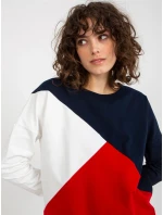 Mikina RV BL 8463.41P tmavo modrá červená