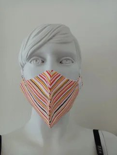 Bavlnená rúška prúžky - Vestis