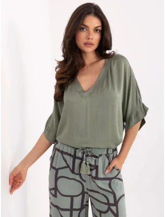 Blúzka TW BZ BI 3228.75 khaki