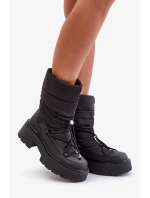 Dámske snehule Seandriel na platforme a plochom podpätku Dámske snehule Seandriel na platforme a plochom podpätku