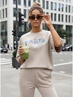 MILEKAN béžový dámsky set FashionStreet AY1051 MILEKAN béžový dámsky set FashionStreet AY1051