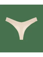 Dámske tangá Aura Spotlight High Leg string krémové - Triumph