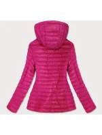 Ružová obojstranná dámska bunda (7174)