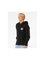 Mikina RIP CURL Wettie Passage Icon Zip Thru, čierna Mikina RIP CURL Wettie Passage Icon Zip Thru, čierna
