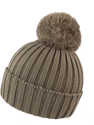 Result Headwear R 369X Pletená čiapka s bambulou 28.369X fennel