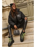 Śniegowce Damskie Na Grubej Podeszwie Wegańskie D.Franklin DFSH371007 Czarne