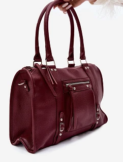 Veľká taška z imitácie kože Bordo Nolita