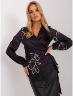 Dámska blúzka LK BZ 509423.22 Čierny vzor - FPrice