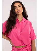 Košeľa s krátkym rukávom model 226018 Taliansko Moda