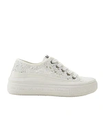 Lee Cooper dámske športové topánky white platform lace-up women's Lee Cooper dámske športové topánky white platform lace-up women's