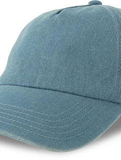 Atlantis Headwear Iraya 5-panelová džínsová čiapka 33.0304 svetlý džíns