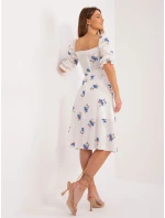 Šaty LK SK 508964 3.95 biela a modrá