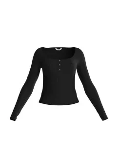 Dámske tričko O3BP01KBXB - JBLK čierne - Guess