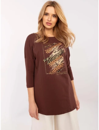 Dámska blúzka CLM BZ 0052.37 Brown - Calimera Dámska blúzka CLM BZ 0052.37 Brown - Calimera