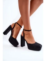 Sandále na podpätku model 173741 Step in style
