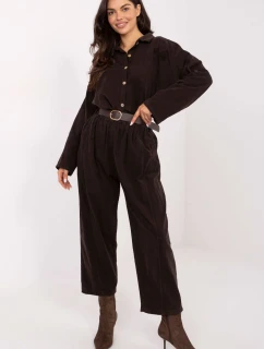 Šnúrové nohavice model 220816 Taliansko Moda