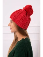 Fleecová čiapka Idalia K284 červená