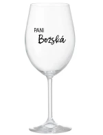 PANI BOŽSKÁ - priehľadný pohár na víno 350 ml