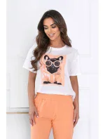BLÚZKA FRANCISCA OFF PINK