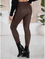 Dámske nohavice LIZZY hnedé FashionStreet UY1782