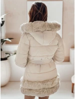 CITYGLANCE dámska zimná bunda s kožušinou svetlo béžová FashionStreet TY5047 CITYGLANCE dámska zimná bunda s kožušinou svetlo béžová FashionStreet TY5047
