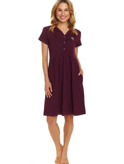 Dámska tehotenská košeľa 5336 vínová - Doctornap