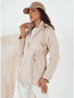 Dámska bunda BEGET béžová FashionStreet TY4263 Dámska bunda BEGET béžová FashionStreet TY4263