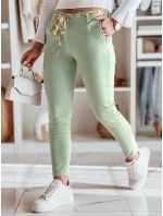 Dámske látkové nohavice s opaskom ROSSALI mint FashionStreet UY2531