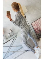 Šedá sada s potlačou Šedá sada s potlačou