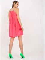 Šaty DHJ SK 0010.35 fluo ružová