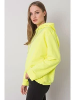 Dámska mikina Model EM-BL-ES-21-525.10 Fluo Yellow - Ex Moda Dámska mikina Model EM-BL-ES-21-525.10 Fluo Yellow - Ex Moda